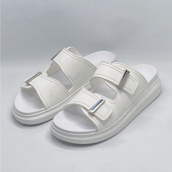 Alexander McQueen Two-Band Rubber Slides size 40 - Picture 3 of 16